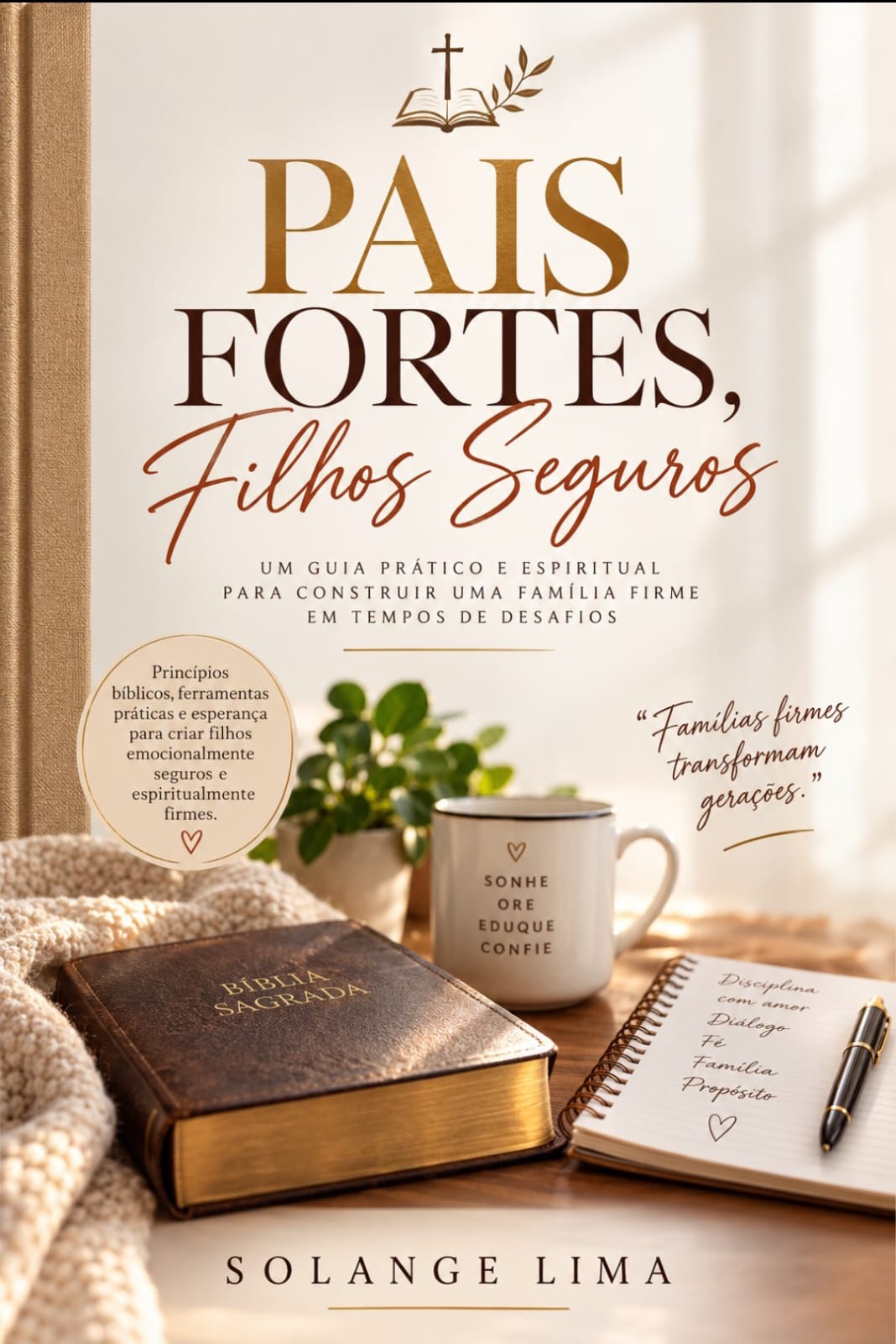 Capa do e-book Pais Fortes, Filhos Seguros, de Solange Lima